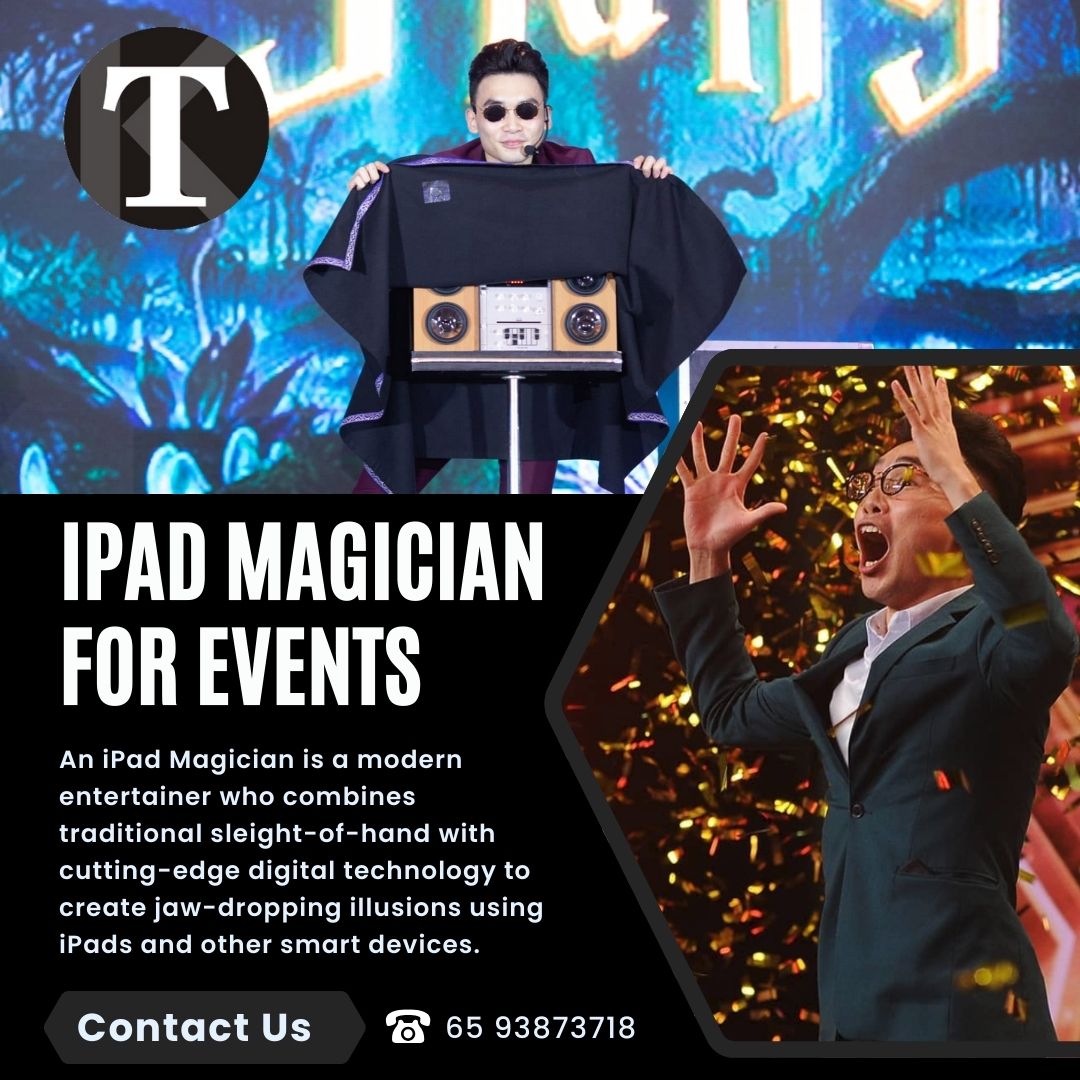 ipad magician for event